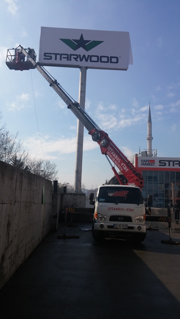 20 Metre Özel Sepetli Platform